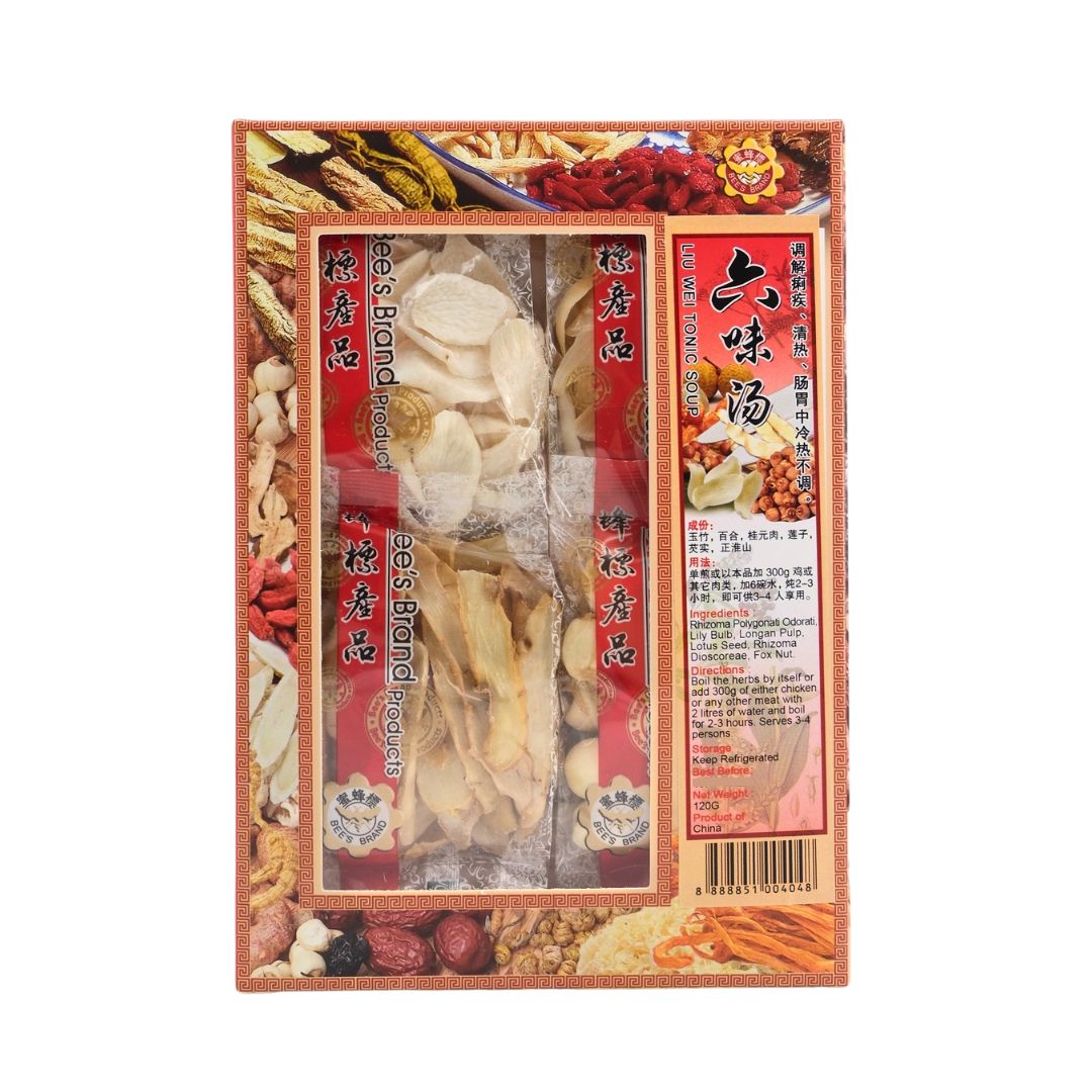 Liu Wei Tonic Soup 蜂标六味汤料– Bee's Brand