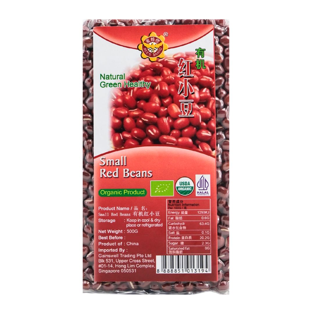 Organic Small Red Beans 有机红小豆– Bee's Brand