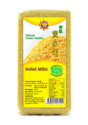 Hulled Millet 有机黄小米—500g