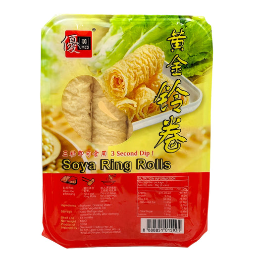 Soya Ring Rolls 黄金铃卷  — 120g