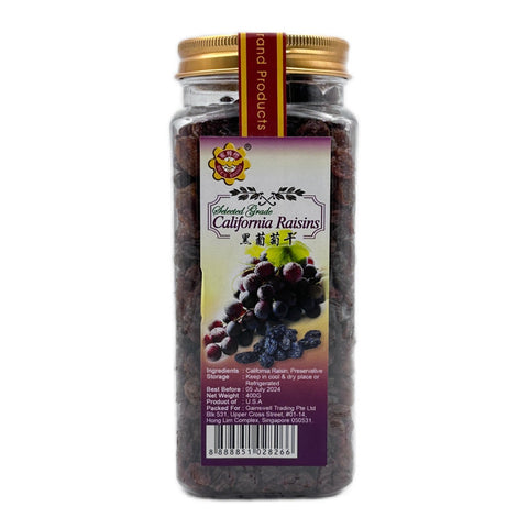 Natural California Raisins 天然黑葡萄干——400g