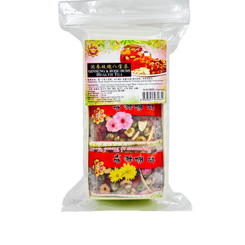 Ginseng & Rose Buds Health Tea 蜂标泡参玫瑰八宝茶—20g x 10 bags