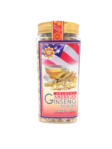 American Ginseng Slices 美国花旗参切片 — 180g