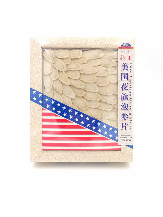 Pure American Ginseng Slices 纯正美国花旗泡参片(L) —113g