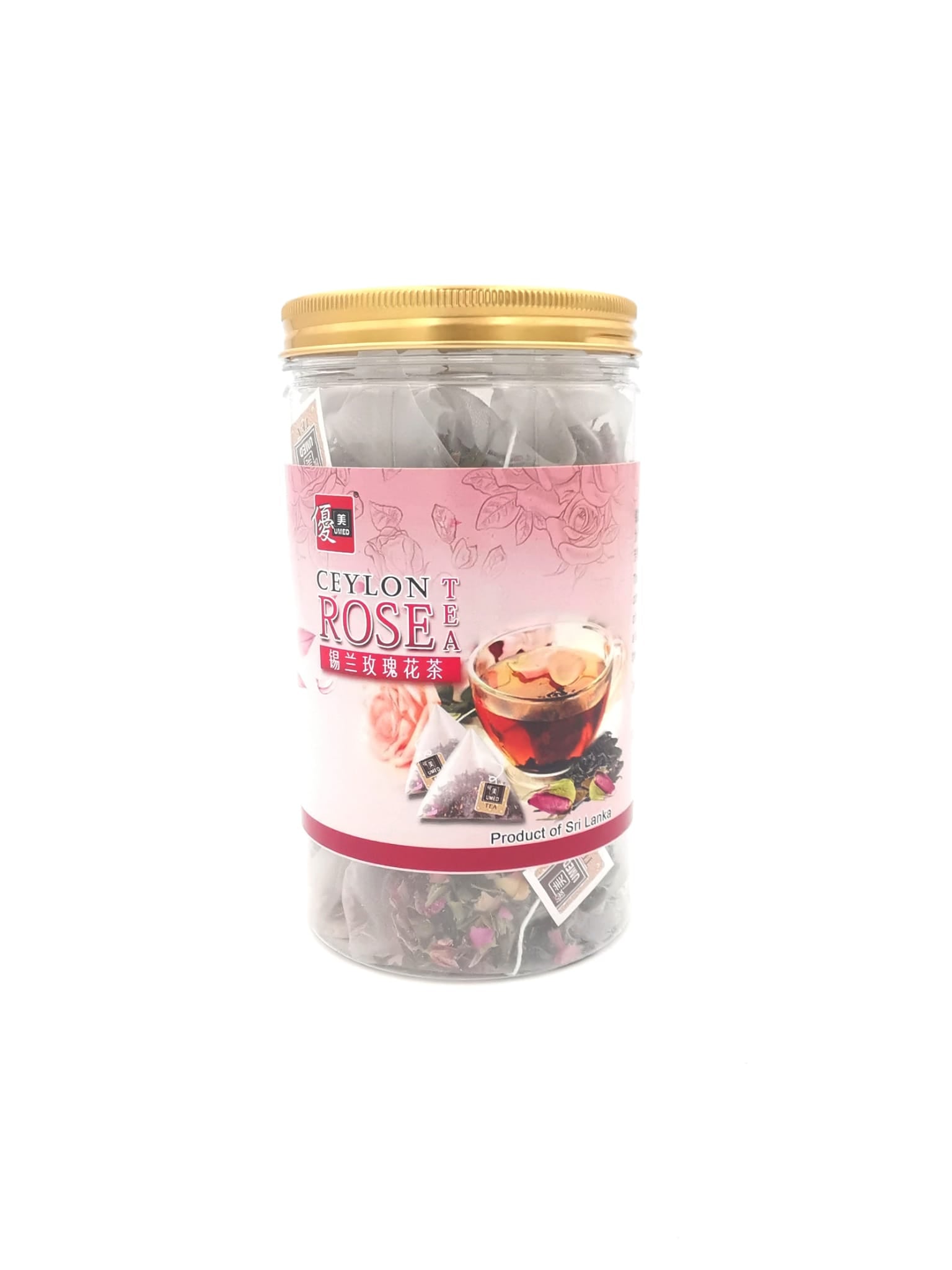 茶花 Ceylon Rose Tea 锡兰玫瑰花茶— 2.5gx20tea bags – Bee's Brand