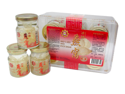 Bird's Nest With Rock Sugar 蜂标冰糖燕窝—75 ml X 6 bottles