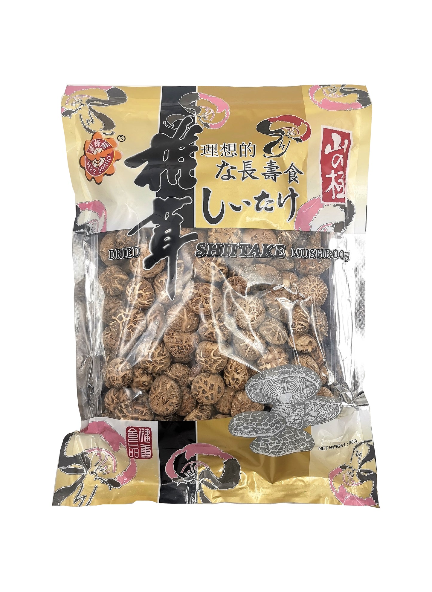 Selected Dried Mushrooms 精选茶花菇—400g