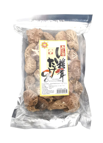 Japanese Nami Koshin Dried Mushroom 日本椎茸白花菇 — 250g